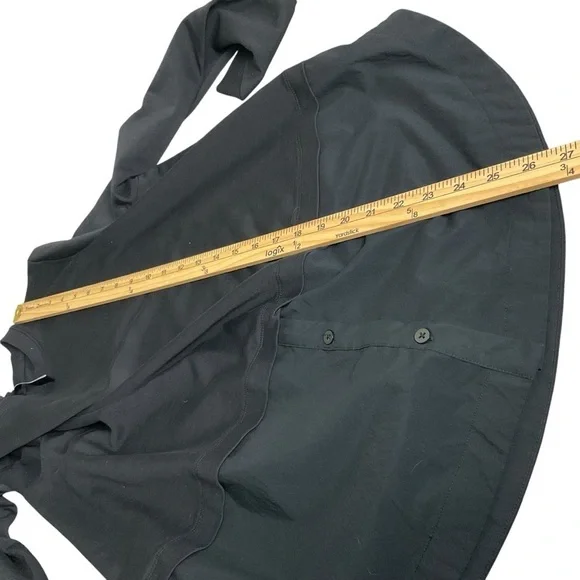 Athleta Black Long Sleeve Crew Neck Sweatshirt - Picture 7 of 7